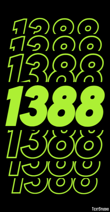 1388 Text Effect