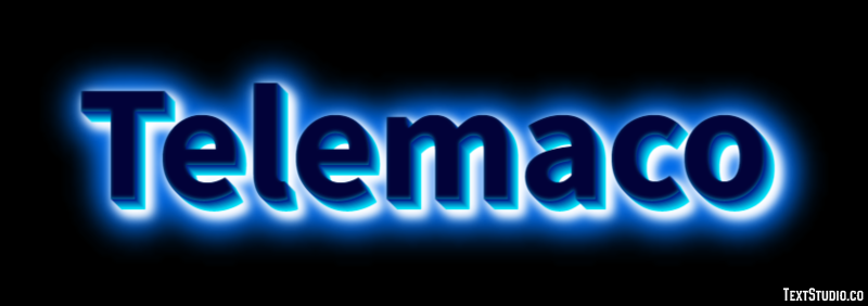 Telemaco Effetto testo