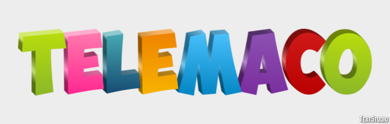 Telemaco Effetto testo