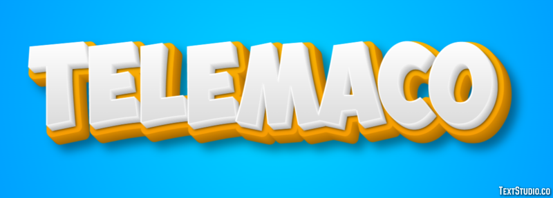Telemaco Effetto testo