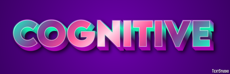 Cognitive Efeito de texto