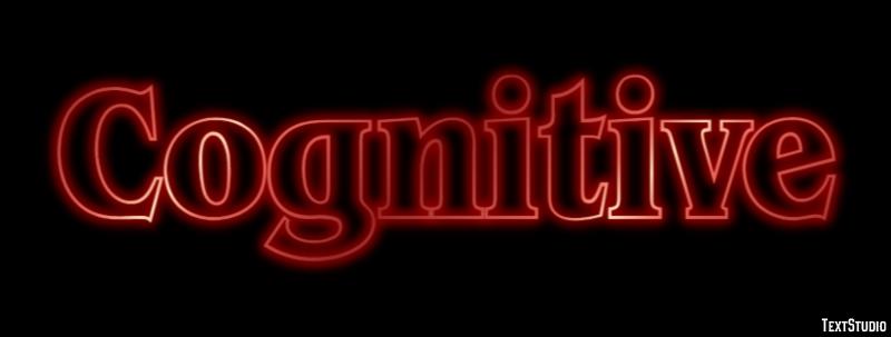 Cognitive Efeito de texto