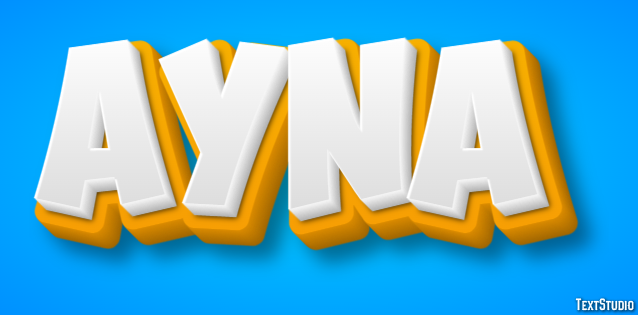Ayna Text Effect