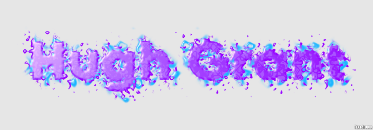 Hugh Grant Text Effect