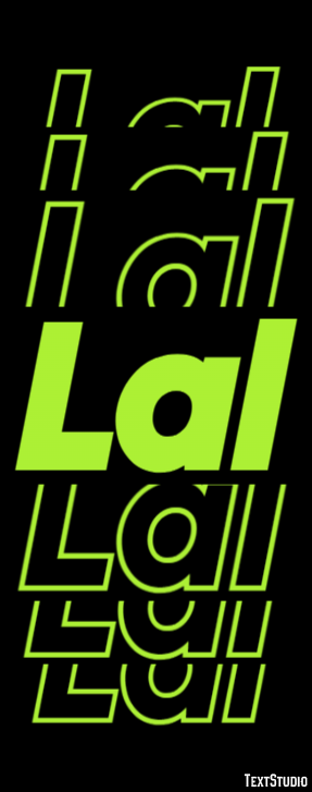Lal Efekt tekstowy