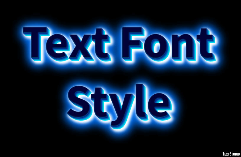 Text Font Style Efekt tekstowy