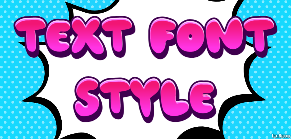 Text Font Style Effetto testo