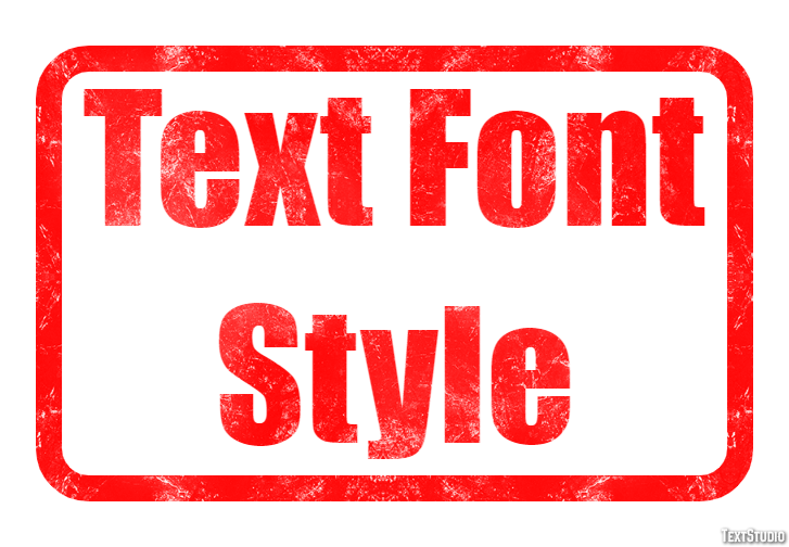 Text Font Style Effetto testo