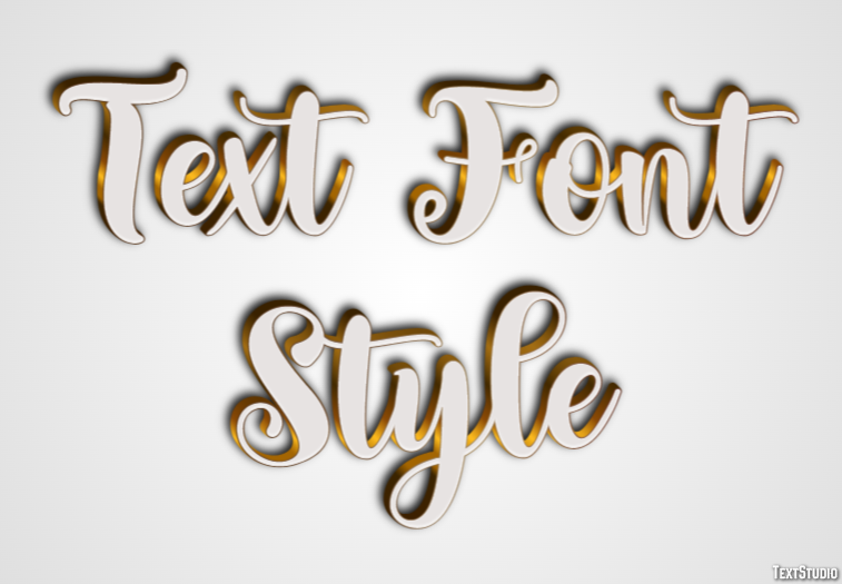 Text Font Style Efekt tekstowy