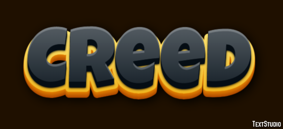 Creed Efekt tekstowy