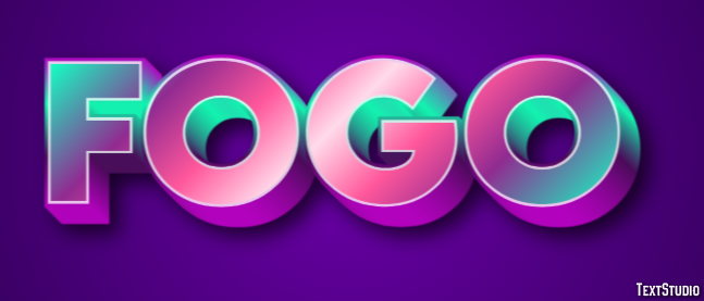 Fogo Effetto testo