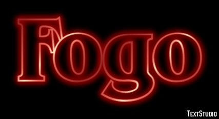 Fogo Effetto testo