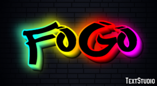 Fogo Effetto testo