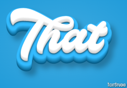 That Text Effect