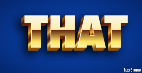 That Text Effect