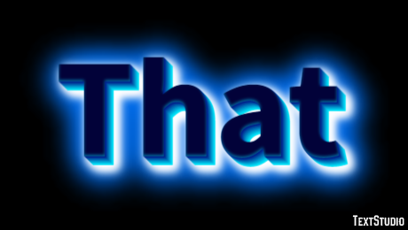 That Text Effect