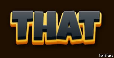That Text Effect
