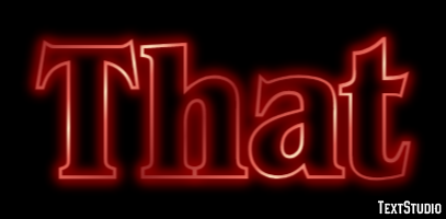 That Text Effect