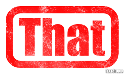 That Text Effect