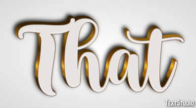 That Text Effect