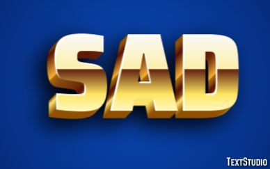 Sad Text Effect