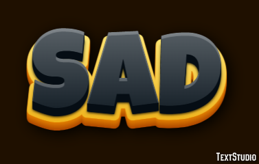 Sad Text Effect