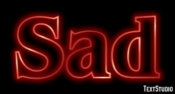 Sad Text Effect