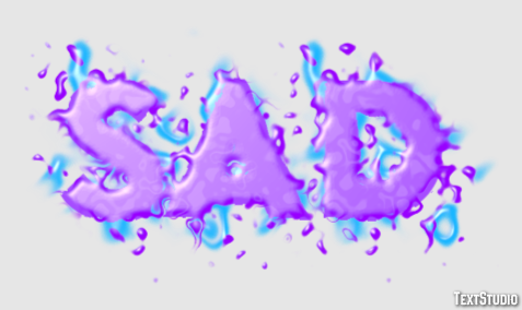 Sad Text Effect