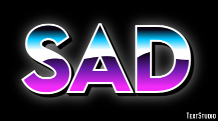 Sad Text Effect