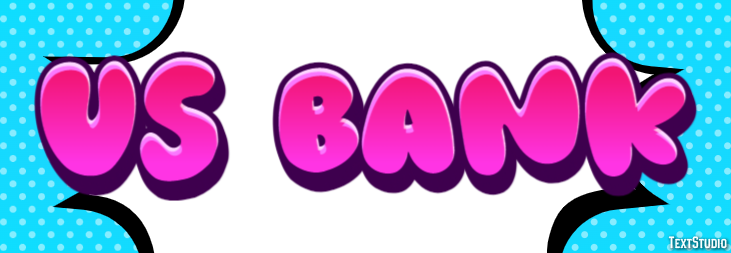 Us Bank Efeito de texto