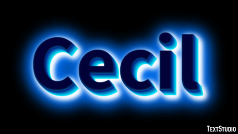 Cecil Эффект текста