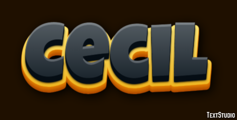 Cecil Text Effect