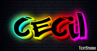 Cecil Эффект текста