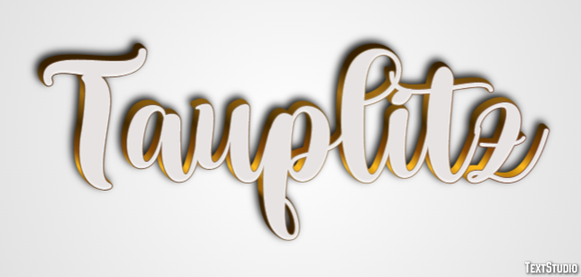Tauplitz Text Effect