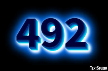 492 Text Effect