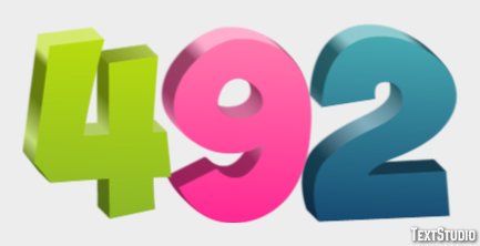 492 Effetto testo