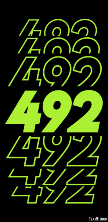 492 Text Effect