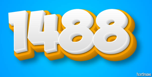 1488 Metin Efekti