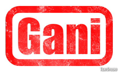 Gani Effetto testo