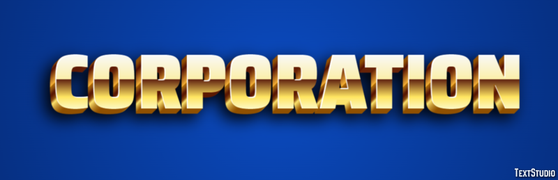 Corporation Text Effect