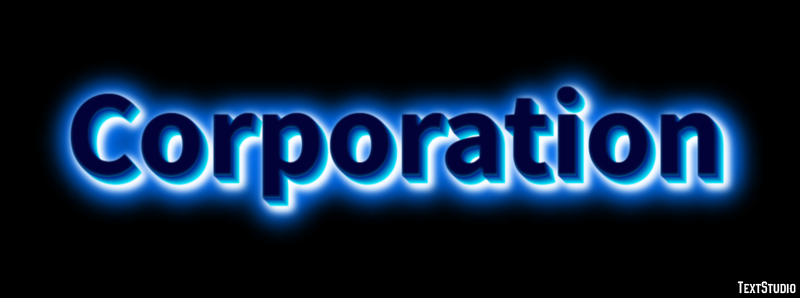 Corporation Text Effect