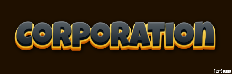 Corporation Text Effect