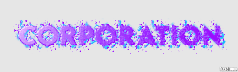 Corporation Efeito de texto