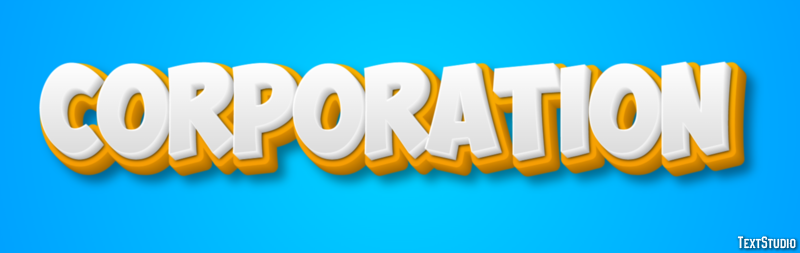 Corporation Text Effect