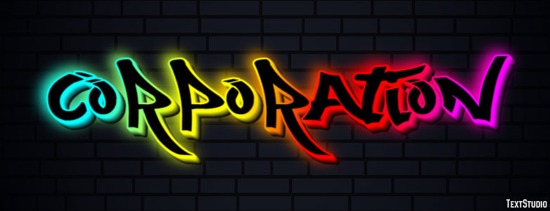 Corporation Text Effect