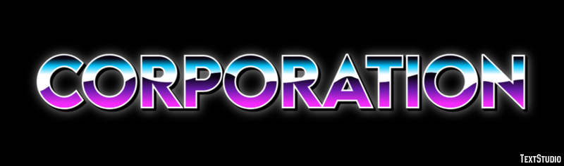 Corporation Text Effect