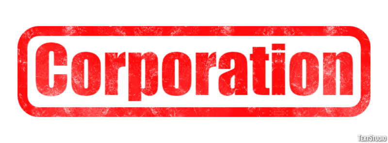 Corporation Text Effect