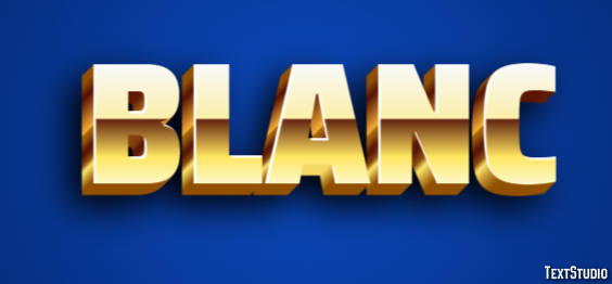 Blanc Text Effect