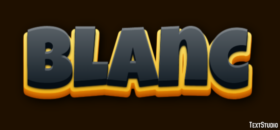 Blanc Text Effect