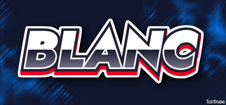 Blanc Text Effect